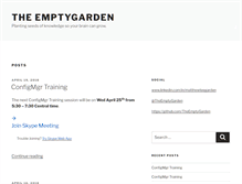 Tablet Screenshot of emptygarden.info